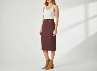 spódnica z eko skóry reserved: Spódnica damska, rozmiar S — 7