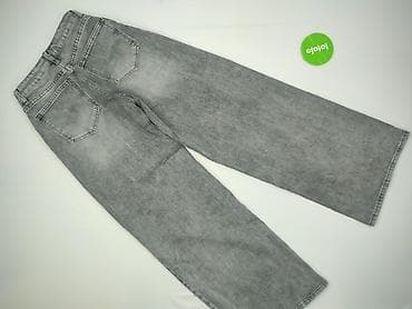 wide jeans: Jeansy damskie, rozmiar XS — 3