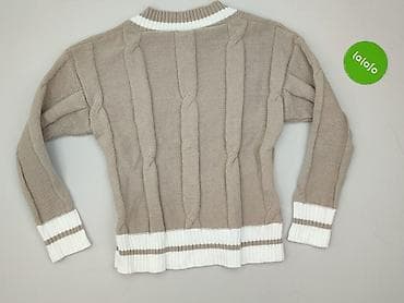 sweter z dekoltem v: Sweter damski, rozmiar S — 3