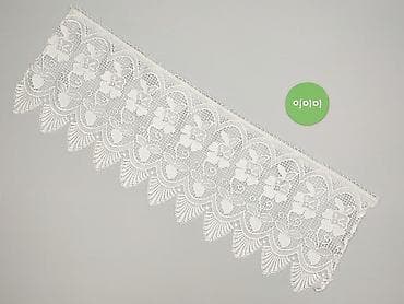 koronki i gipiury: Tkanina 85 x 29, kolor - Biały, stan - Idealny — 3
