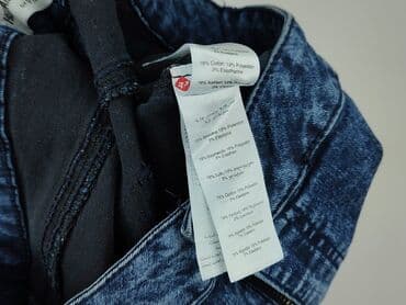 woskowane jeansy z wysokim stanem: Jeansy damskie, rozmiar M — 5