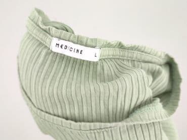 prążkowane bluzki z krótkim rękawem: Medicine, Bluzka damska, L — 4