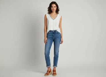 bluzki karo: Bluzka damska, rozmiar L — 6