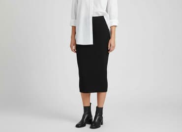 spódnice prążkowane midi: H&M, Спідниця жіноча, розмір M — 1