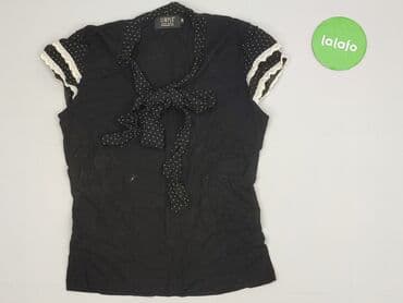 czarne bluzki w biale grochy: SIMPLE, Bluzka damska, rozmiar M — 2