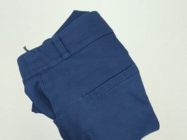 granatowe chinosy damskie: Spodnie materiałowe damskie, rozmiar M — 7