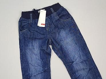 mickey jeans: Spodnie jeansowe, Name it, 9 lat, 128/134, stan - Idealny — 1