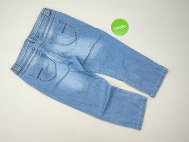 jeansy cropped damskie: Spodnie 3/4 damskie, rozmiar L — 3