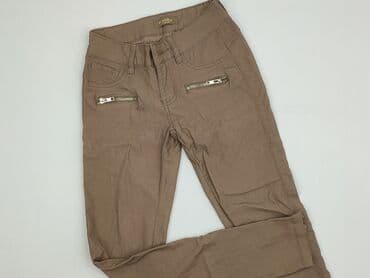 legginsy damskie plus size: Spodnie materiałowe damskie, rozmiar XS — 1