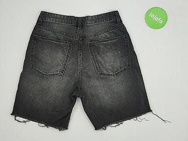 czarne cargo pull and bear: Bershka, Szorty damskie, rozmiar S — 3