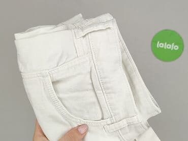 krótkie spodenki z szelkami 80: Denim, Szorty damskie, rozmiar M — 6