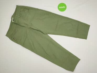 oliwkowe buty: Spodnie materiałowe damskie, rozmiar M — 2