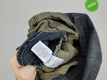 distressed jeans: Ogrodniczki damskie, rozmiar S — 5