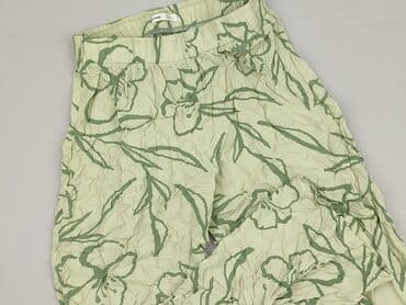 krótkie spodenki z szerokimi nogawkami: Spodnie materiałowe damskie, rozmiar S — 1