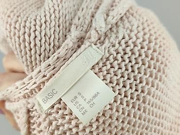 czerwony sweter h: H&M Basic, Sweter damski, rozmiar S — 4