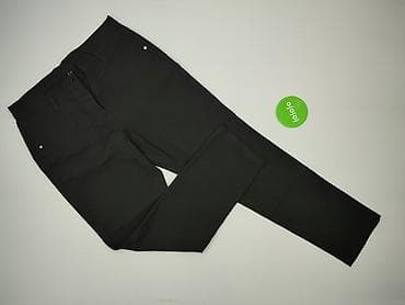 garnitur xl: Czarne damskie spodnie rurki - Krój: slim/skinny, długie nogawki - — 2