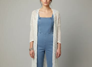 biała kamizelka damska zara: Kardigan damski, rozmiar One size — 5