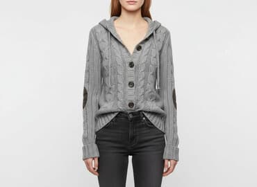 długi sweter sukienki: H&M Divided, Kardigan damski, rozmiar XS — 7