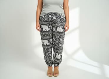 majtki tureckie: Spodnie materiałowe damskie, rozmiar 2XL — 5