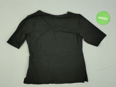czarne t shirty damskie w serek: Greenpoint, T-shirt damski, rozmiar S — 3