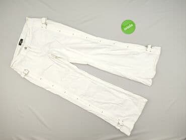 dawniej spodnie do konnej jazdy: Spodnie materiałowe damskie, rozmiar L — 4