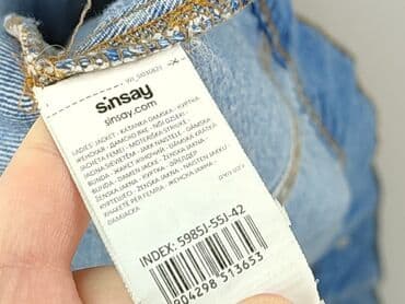 mohito kurtka jeansowa z nadrukiem: Denim, Women`s jeans jacket, size XL — 7