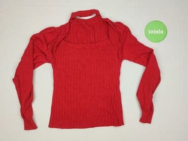 piękne czerwone sukienki na wesele: Sweter damski, rozmiar S — 2