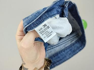 patchworkowe jeansy: Jeansy damskie, rozmiar S — 5