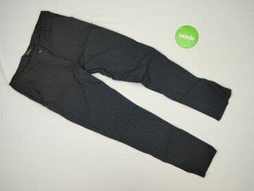 spodnie czarne materiałowe damskie: Spodnie materiałowe damskie, rozmiar L — 2