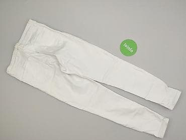 zara biale spodnie: Zara, Jeansy damskie, rozmiar M — 3