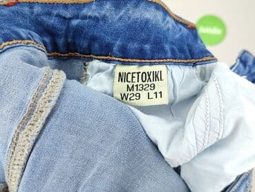 krótkie spodenki z wysokim stanem jeansowe: Szorty damskie, rozmiar M — 6