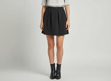 spódniczka mini plisowane czarne: Spódnica damska, rozmiar S — 6