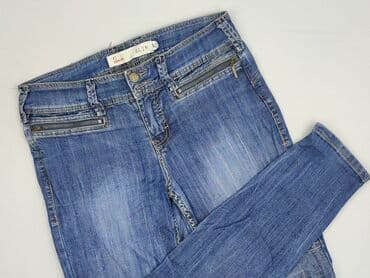 dżinsy z marynarką: Denim, Jeansy damskie, L — 1