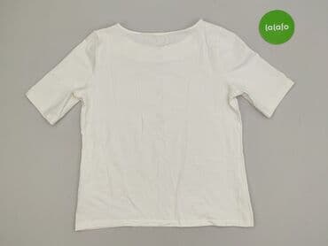 bluzki z dekoltem plus size: T-shirt damski, rozmiar S — 3
