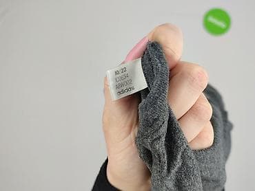 adidas solid crew sock: Adidas, Women`s T-shirt, size L — 4