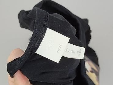 oversize t shirt basic: H&M Basic, T-shirt damski, rozmiar XL — 5