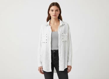 bluzki i koszule damskie lauren ralph lauren: Koszula damska, rozmiar M — 6