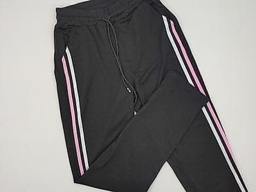 fioletowe dresy: Spodnie dresowe damskie, rozmiar S — 1