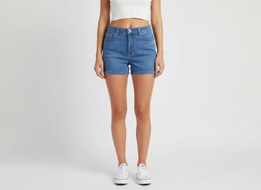 sinsay krótkie spodenki jeansowe: Sinsay, Szorty damskie, rozmiar S — 6