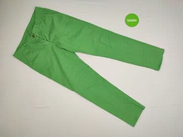 woskowane legginsy z wysokim stanem zara: Material trousers for women, size XL (EU 42) — 2
