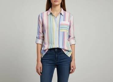 koszula wiya w paski: Walbusch, Koszula damska, rozmiar M — 7