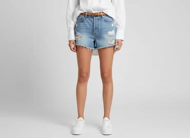 krótkie spodenki damskie jeansowe allegro: H&M, Szorty damskie, rozmiar M — 1