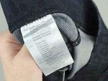 spodnie w krowie łaty: Material trousers for women, size 4XL — 6