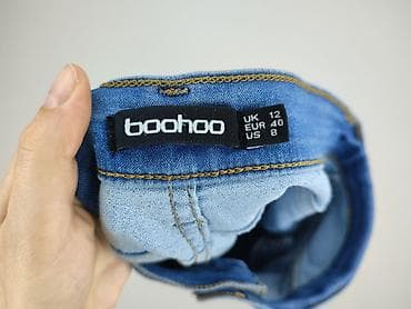 boots: Boohoo, Jeansy damskie, rozmiar M — 4