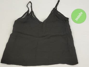 czarne bluzki siateczka: Mango, Top damski, rozmiar M — 3