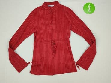 czerwona bluzki z bufkami: Defacto, Bluzka damska, S — 2
