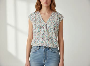bluzka w kwiaty new yorker: Bluzka damska, rozmiar XS — 6