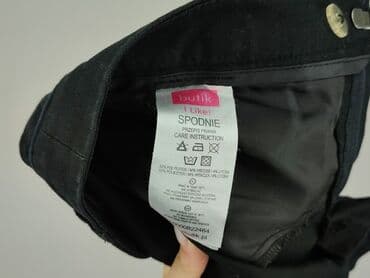 monnari czarne spodnie: Butik, Spodnie materiałowe damskie, rozmiar M — 5