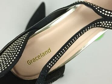 srebrne sandały reserved: Półbuty damskie, 40 — 7