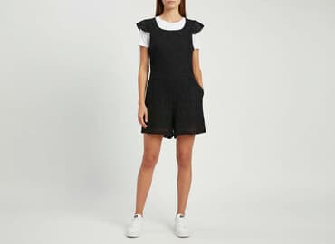 sukienki z gipiury dla puszystych: Paprika, Kombinezon damski, rozmiar M — 6